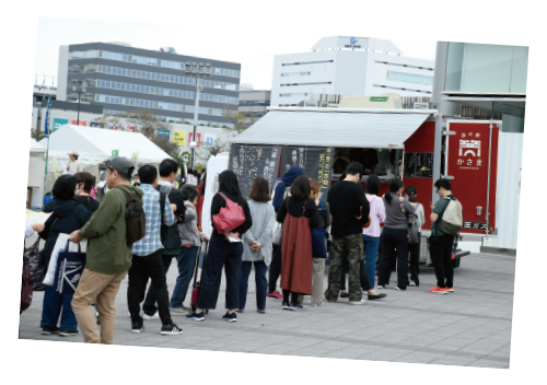 茨城を食べよう収穫祭の様子